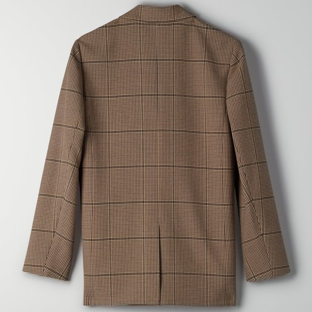 Aritzia Wilfred Mariposa Blazer Plaid XXS - Picture 10 of 11